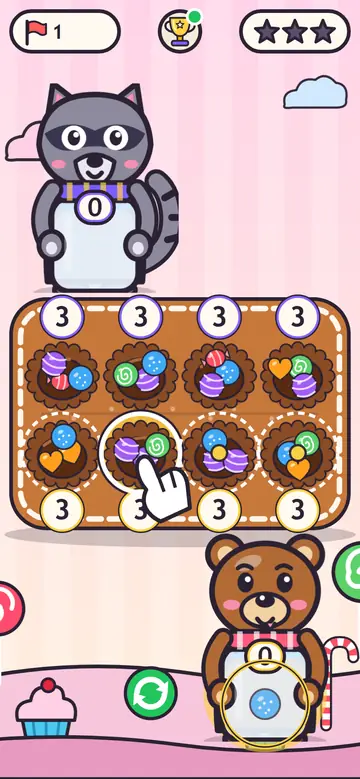 Candy Mancala — first level