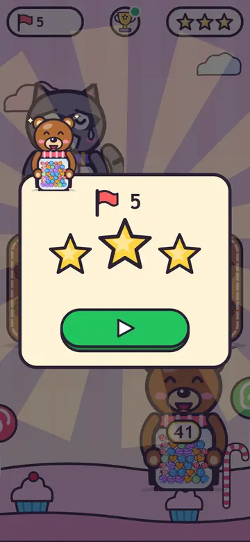 Candy Mancala — level complete