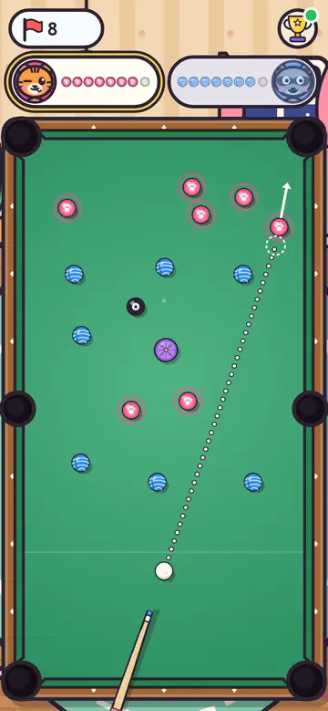 Kitty Pool — gameplay