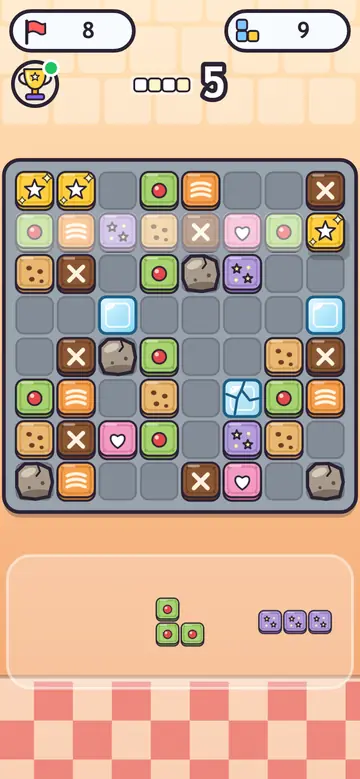 Cookie Boom — w trakcie gry