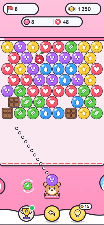 Candy Cannon — oyun sırasında