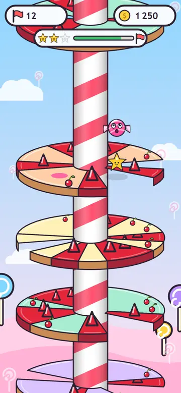 Candy Tumble — w trakcie gry