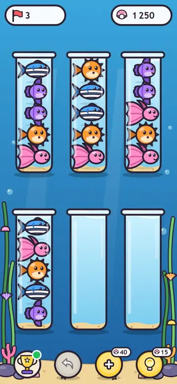 Aquarium — pierwszy poziom
