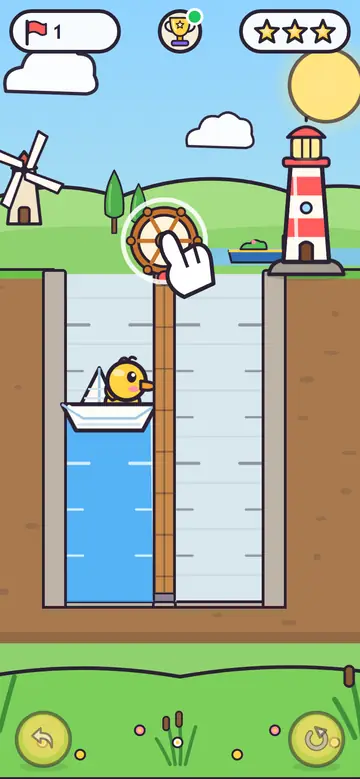 Duck Canal — unang level