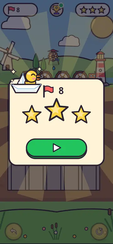 Duck Canal — tapos ang level
