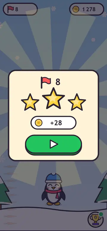 Frosty Carrots — level gehaald