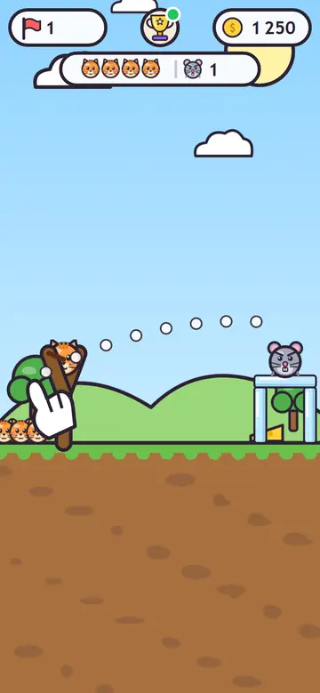 Kitten Sling — pierwszy poziom