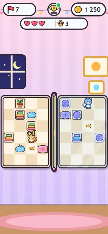 Mirror Kittens — w trakcie gry