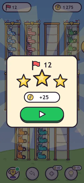 Crazy Socks — poziom ukończony