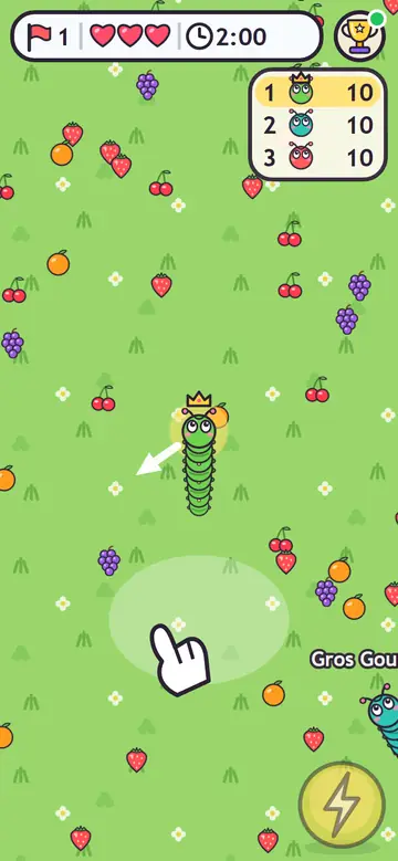 Zigzag Caterpillar — pierwszy poziom