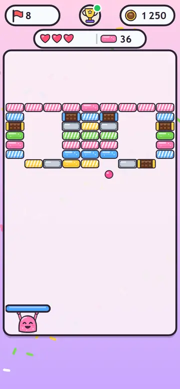 Choco Boom — w trakcie gry