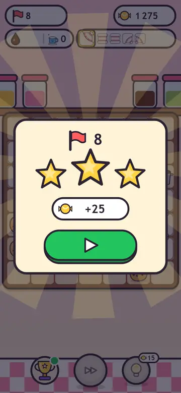 Choco Pipes — level gehaald
