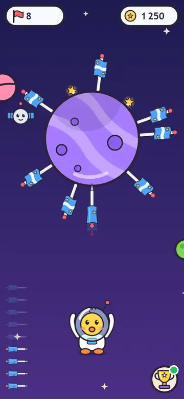 Cosmo Flags — w trakcie gry
