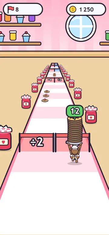 Pancake Tower — w trakcie gry
