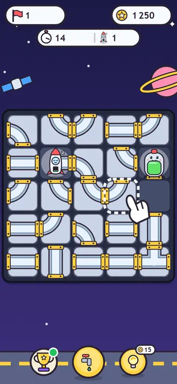Glug Rocket — pierwszy poziom