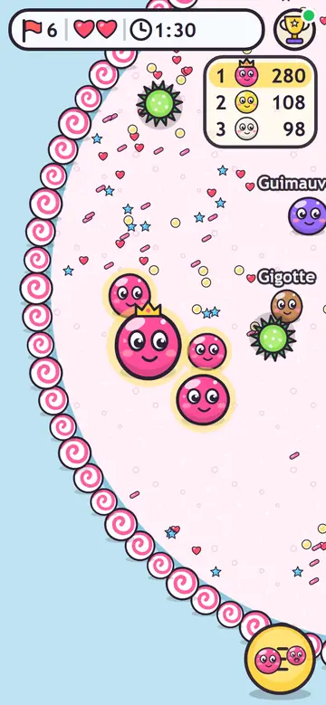 Jelly Gobble — w trakcie gry