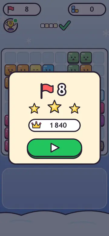 Ice Party — level gehaald