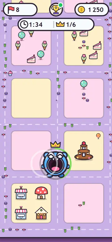 Munch Town — tijdens het spelen