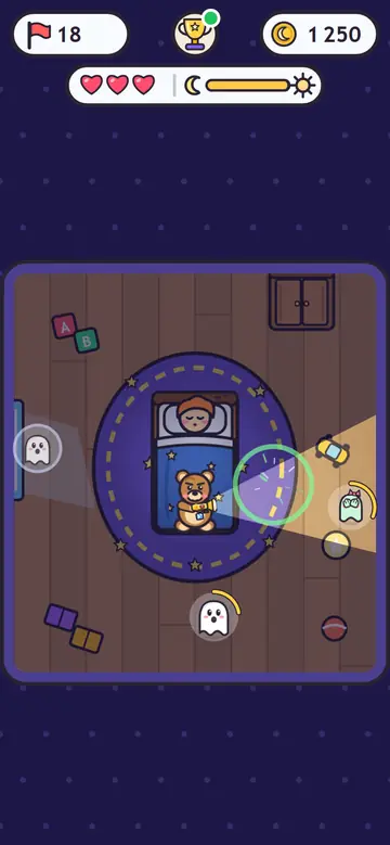 Teddy Night Watch — w trakcie gry