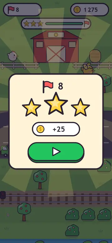Piou Crossing — poziom ukończony