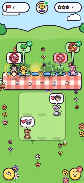Picnic Squabble — w trakcie gry