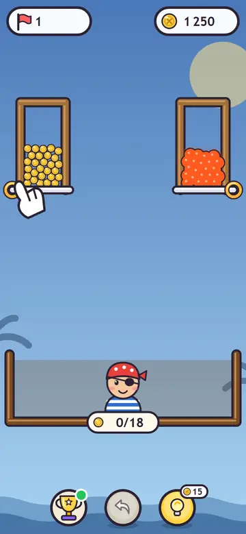 Pirate Nugget — pierwszy poziom