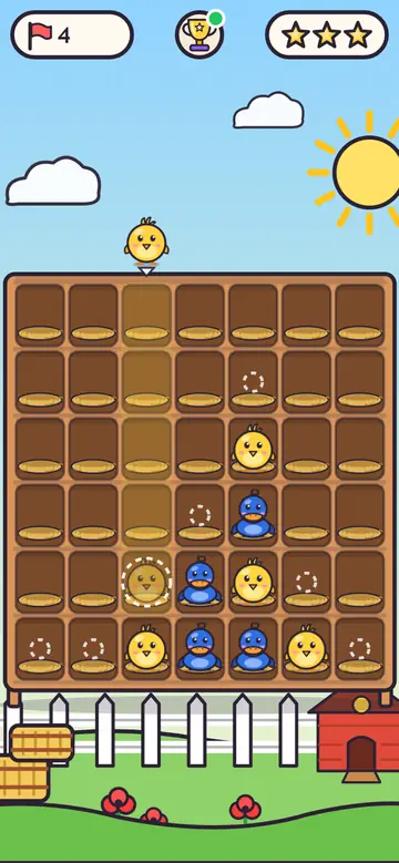 Four Chicks — gameplay