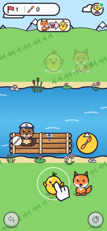 Silly Raft — pierwszy poziom