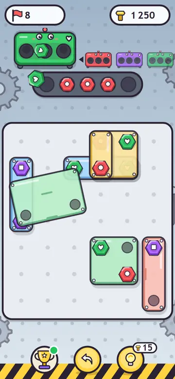Robo Bolts — tijdens het spelen