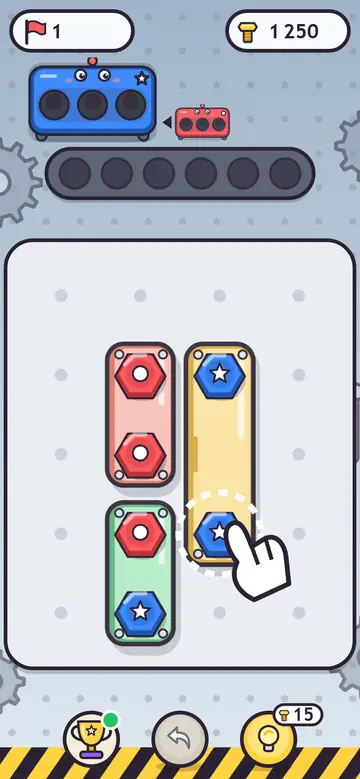 Robo Bolts — eerste level