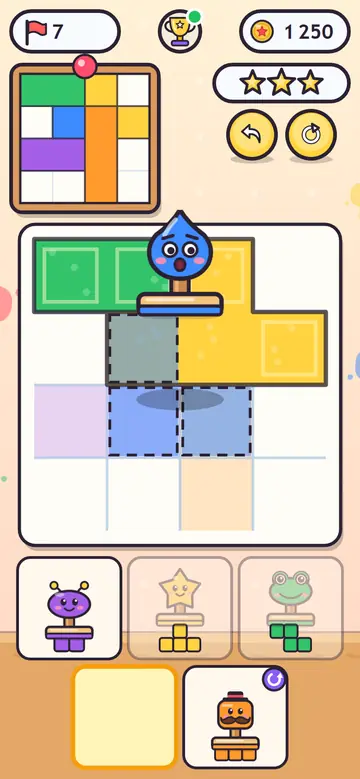 Silly Stamps — w trakcie gry
